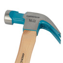 Молоток-гвоздодёр 450 гр с обрезиненной рукояткой c магнитом Gross_3