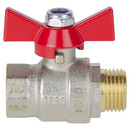 Кран шаровый TEBO НР-ВР 3/4" бабочка