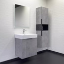 Тумба подвесная Comforty Асти 60П с раковиной CF3WL032 бетон светлый_3