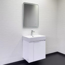 Тумба подвесная Comforty Асти 60П с раковиной CF3WL032 белый глянец_3