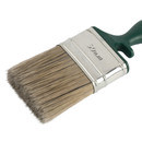 Кисть 50мм для пропиток по дереву и масел искусственная щетина, пластиковая ручка Марта_3