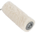 Валик с ручкой 180мм натуральный мех, ядро 42мм, ворс 14мм, неразборный Марта_3