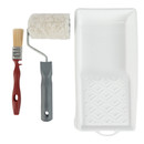 Набор малярный ванночка, валик 100мм, кисть 25мм Марта