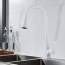 Смеситель для кухни с гибким изливом Shevanik белый S543C-1_3