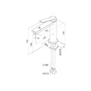 Смеситель для раковины Iddis Parker PARBL00i01 черный матовый