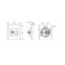 Розетка ТВ+RJ45 5E Forte&Piano белая IP20 IEK_3