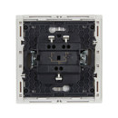 Выключатель двухклавишный Forte&Piano белый IP20 IEK_3