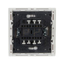 Переключатель проходной двухклавишный Forte&Piano белый IP20 IEK_3