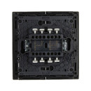 Переключатель проходной двухклавишный Forte&Piano серый IP20 IEK