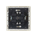 Выключатель одноклавишный с подсветкой Forte&Piano ваниль IP20 IEK_3