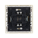 Переключатель проходной одноклавишный Forte&Piano ваниль IP20 IEK