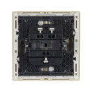 Выключатель двухклавишный Forte&Piano ваниль IP20 IEK_3