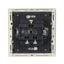 Выключатель двухклавишный с подсветкой Forte&Piano ваниль IP20 IEK_3