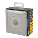 Розетка ТВ оконечная Forte&Piano сталь IP20 IEK_3