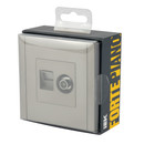 Розетка ТВ+RJ45 5E Forte&Piano сталь IP20 IEK_3
