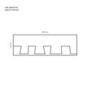 Черепица гибкая ТЕХНОНИКОЛЬ Кантри коричневый 2,6 м² многослойная_3