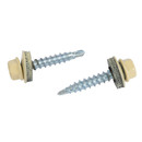 Саморез кровельный 4,8х29мм слоновая кость (RAL 1014) 250шт Daxmer_3