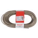 Трос стальной в ПВХ оплетке 4 мм 20 м прозрачный Rexant