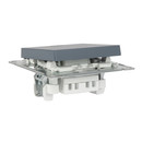 Механизм выключателя одноклавишный с подсветкой AtlasDesign грифель IP20 Systeme Electric