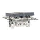 Механизм выключателя двухклавишный с подсветкой AtlasDesign грифель IP20 Systeme Electric