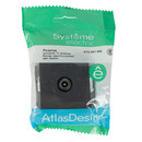 Механизм розетки ТВ проходная AtlasDesign базальт IP20 Systeme Electric_3