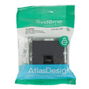 Механизм розетки компьютерная RJ45 5E AtlasDesign базальт IP20 Systeme Electric_3