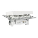 Механизм выключателя двухклавишный с подсветкой AtlasDesign лотос IP20 Systeme Electric