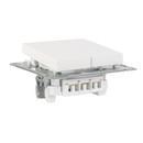 Механизм переключателя проходного двухклавишный AtlasDesign лотос IP20 Systeme Electric