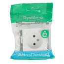 Механизм розетки без заземления AtlasDesign лотос IP20 Systeme Electric_3