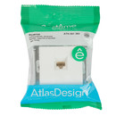 Механизм розетки компьютерная RJ45 5E AtlasDesign лотос IP20 Systeme Electric