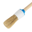 Кисть круглая 25мм, натуральная щетина, деревянная ручка, Компрессор_3