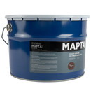 Грунт-эмаль по ржавчине 3в1 Марта коричневая (RAL 8017) глянцевая 10кг_3