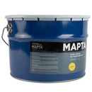 Грунт-эмаль по ржавчине 3в1 Марта желтая глянцевая 10кг_3