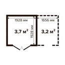Хозблок 7м² Комфорт с дровницей брус&nbsp;44мм_3