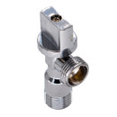 Кран шаровый для сантехприборов угловой НР 1/2"х1/2" с отражателем СТМ