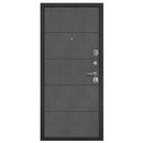 Дверь входная металлическая Ferroni Гарда букле черный\бетон графит 860мм правая_3