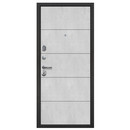 Дверь входная металлическая Ferroni Гарда букле черный\бетон снежный 860мм левая_3