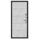 Дверь входная металлическая Ferroni Гарда букле черный\бетон снежный 960мм правая_3