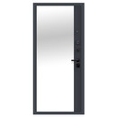 Дверь входная металлическая с зеркалом Ferroni Концепт муар\сатин графит 860мм правая_3