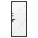 Дверь входная металлическая Ferroni Гарда антик серебро\белый матовый 860мм левая_3