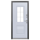 Дверь входная металлическая Ferroni Isoterma букле антрацит\эмалит белый 860мм левая_3