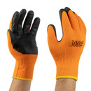 Перчатки акриловые утепленные с обливом 10шт_3