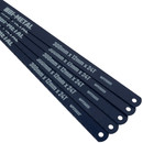 Полотно для ножовки по металлу 24 зуба биметалическое 300мм 5шт Workpro_3