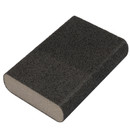 Губка шлифовальная овальная P100 средняя жесткость 100х70х25мм Сибртех_3