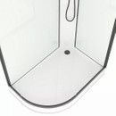 Душевая кабина правая Domani-spa Delight Slim низкий поддон 120х80см стекло матовое 4мм_3