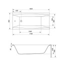 Ванна акриловая Cersanit Vrgo 180x80см_3