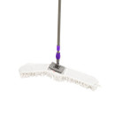 Швабра с телескопической ручкой 125см насадка хлопок 80см OfficeClean Professional_3