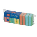 Губки для посуды поролон с абразивным слоем 9х6,5х2,7см 10шт OfficeClean_3