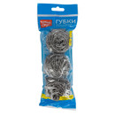 Губки для посуды металлические спиральные 6х5см 3шт OfficeClean_3