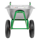 Тачка садово-строительная двухколесная усиленная 320кг 120л Palisad_3